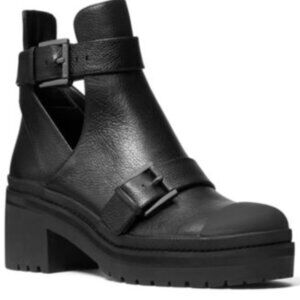Michael Kors Corey Buckled Ankle Booties NWT